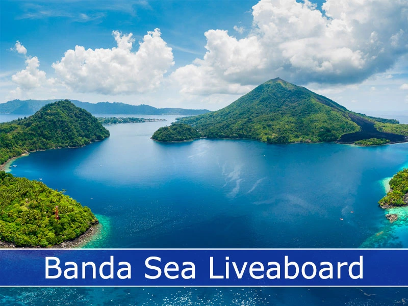 Banda Sea Liveaboard aerial view