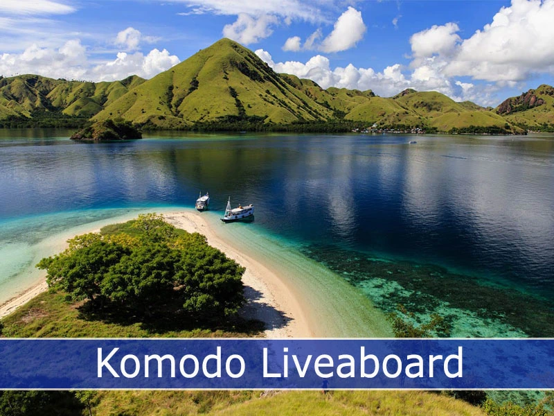 Komodo Liveaboard aerial view