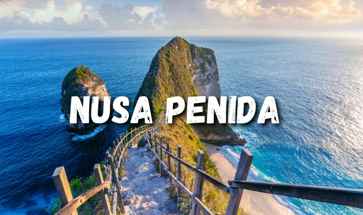 Biew of Kelingking Beach on Nusa Penida