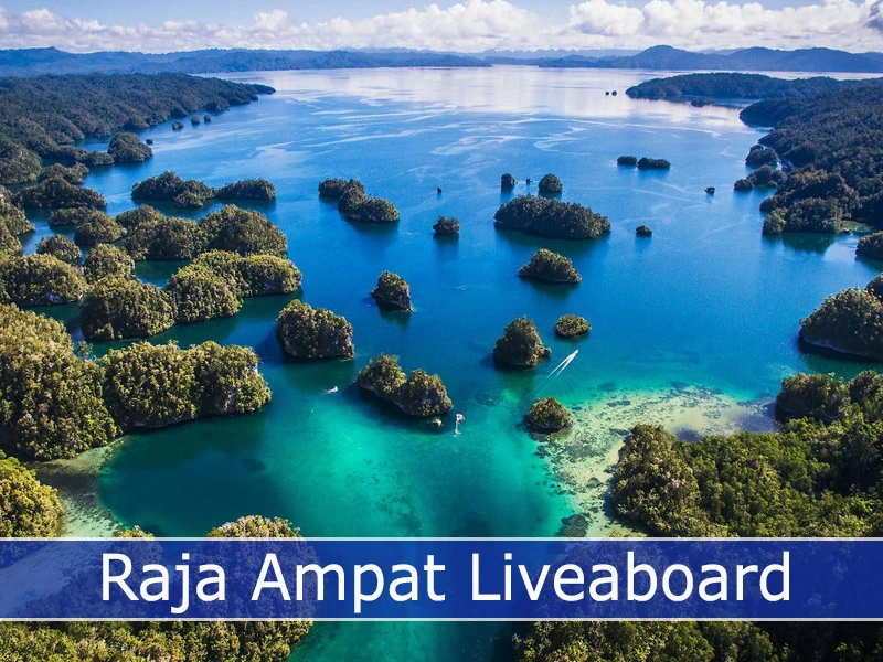 Raja Ampat Liveaboard aeriala view
