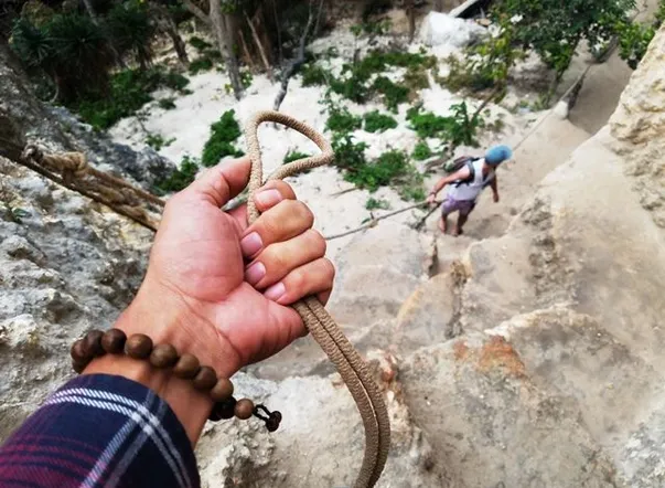 Rock Climbing on Nusa Penida