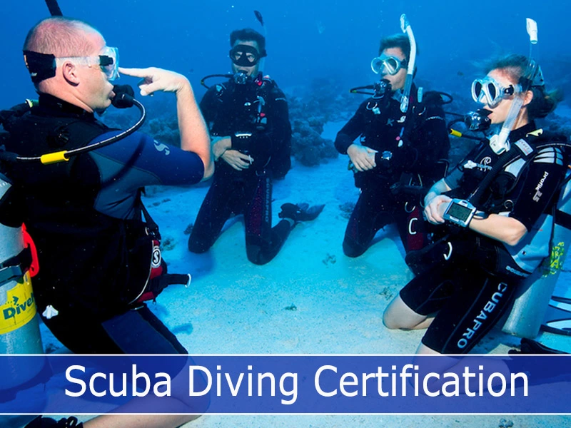 Becoming a certified scuba diver