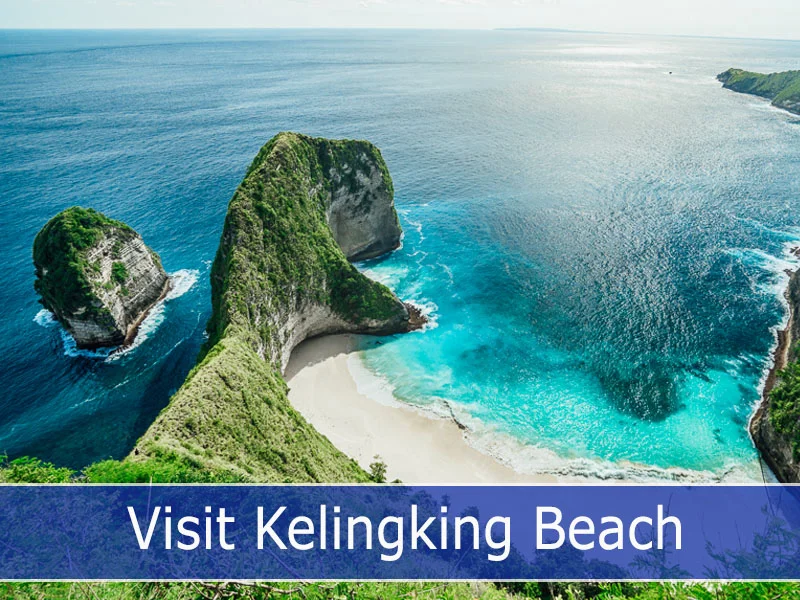 Capture the breathtaking panorama of Kelingking Beach